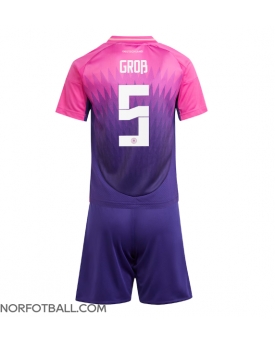 Billige Fotballdrakt Tyskland Pascal Gross #5 Replika Bortedraktsett Barn EM 2024 Kortermet (med bukser)